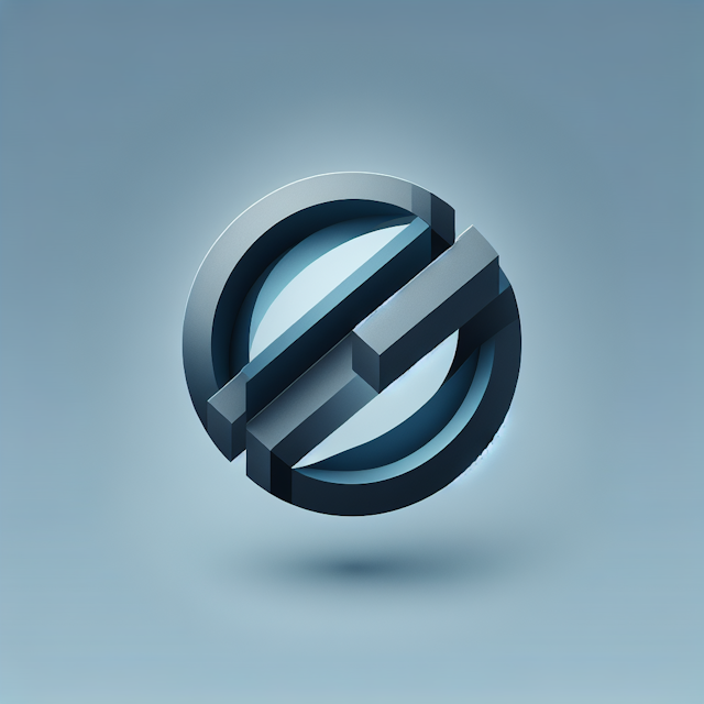 3d logo high-tech design style emblem represents abstract tech company uses transparency as its core visual concept color ...