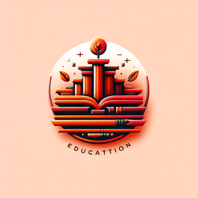 generate 3d realistic logo education institutions logo follow creative unique design but still maintain level realism foca...