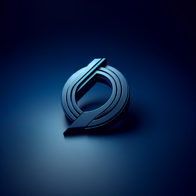 3d ultra-realistic logo consulting firm logo have futuristic design aesthetic sporting sleek lines unique shape logo sits ...