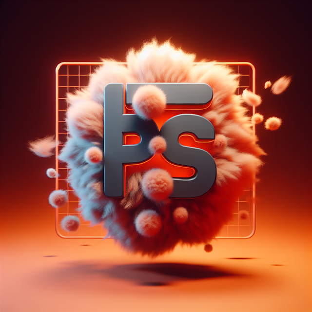 generate fluffy 3d represents theme comedy vlogs aesthetics cyberpunk inspired design ambiance orange-red color use slate ...