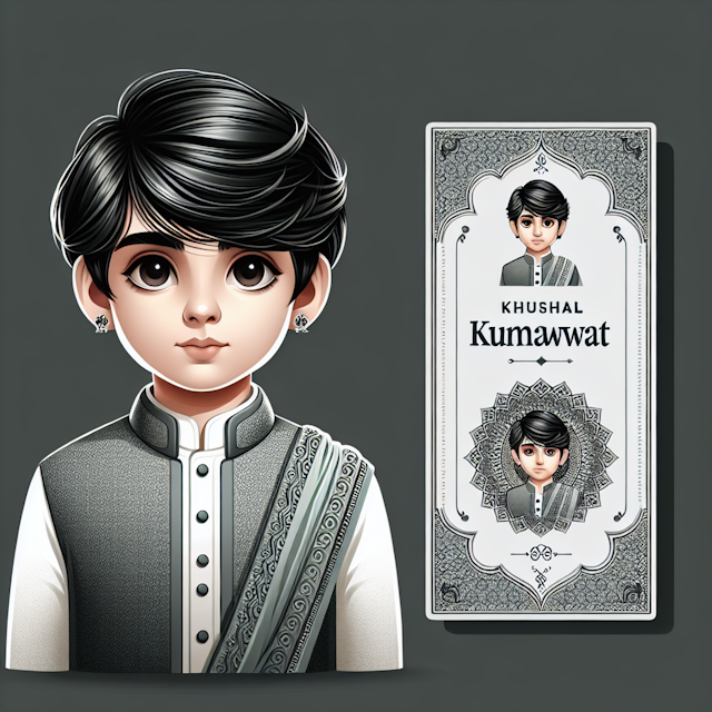 generate realistic 3d boy dressed traditional rajasthani attire exhibiting regality design elegant slate gray color as wel...