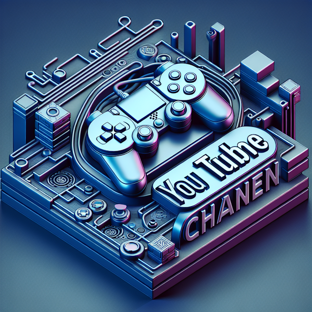 3d represents online gaming culture design high-tech sophisticated featuring logo incorporates aspects digital games mediu...