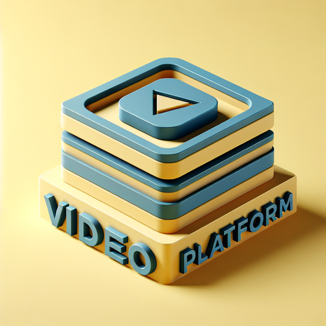 realistic 3d logo design intended educational motivational online video streaming channel logo have contemporary aesthetic...