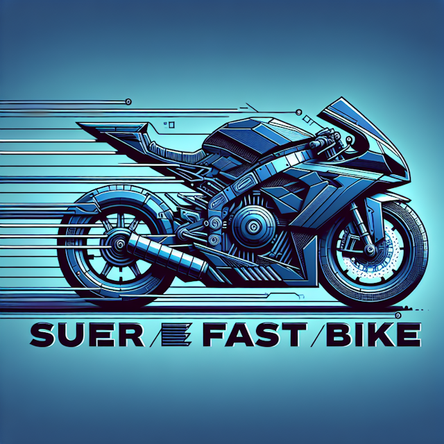 generate realistic 3d featuring exceptionally fast motorcycle design embody high-tech aesthetic existing backdrop medium s...