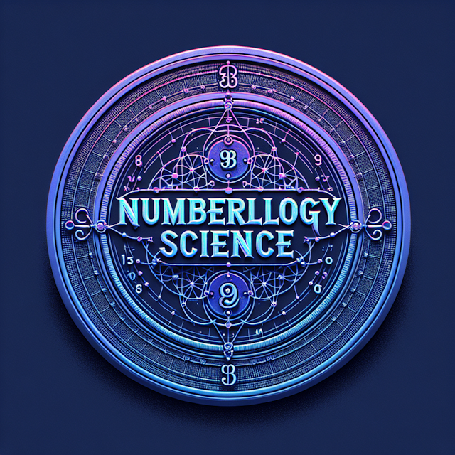 render holographic 3d inspired by numerology science design adopt gothic aesthetic medium slate blue acting as color blue ...