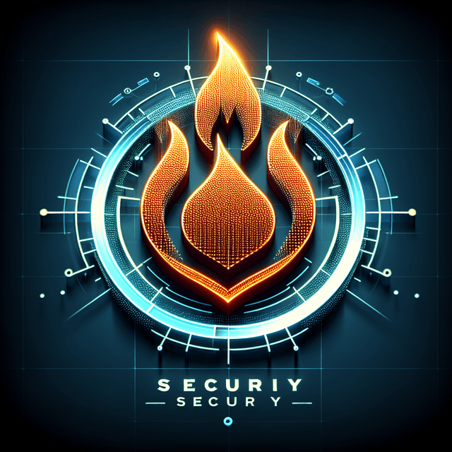 Logo for holographic-3d-logo-security-fire-a62f17ce-108a-42a6-beb0-9c7369156a0d