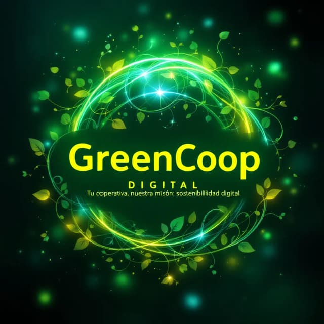 Logo for holographic-3d-logo-e-commerce-greencoop-digital-62605553-d124-4b28-a70d-7228f34774b1