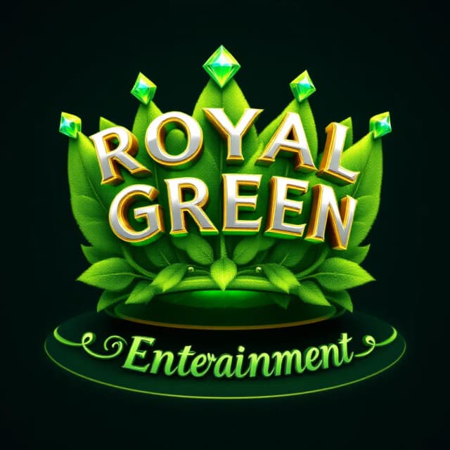 Logo for fluffy-3d-logo-gaming-royal-green-entertainment-f142b0bd-5b5e-4152-8ec1-85c0e2d9cf6a