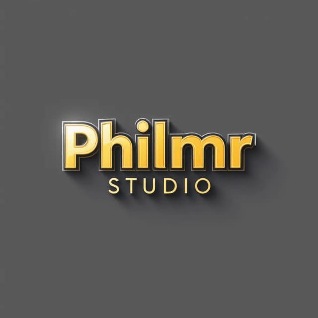 Logo for transparent-3d-logo-gold-slate-gray-philmr-studio-cc0f2537-c344-4a70-8263-ebd7e89c350f