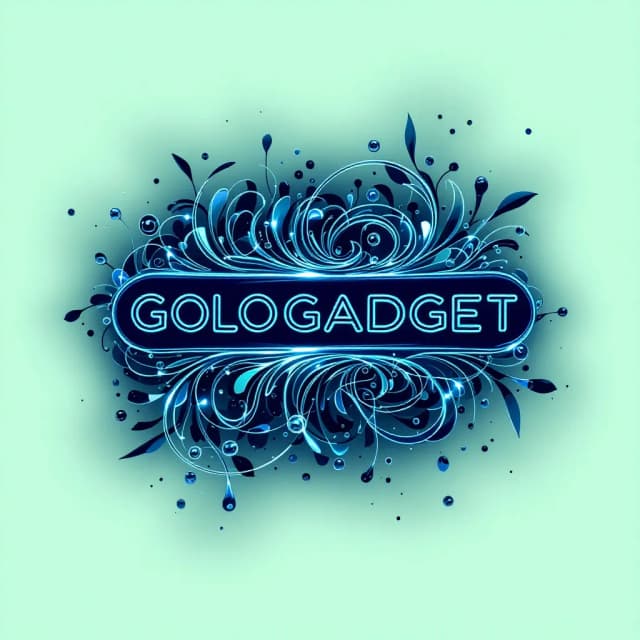 Logo for holographic-3d-logo-dark-blue-pale-green-e-commerce-gologadget-golo-gadget-79a44b21-0f8a-458a-af23-d661b0e62f4a