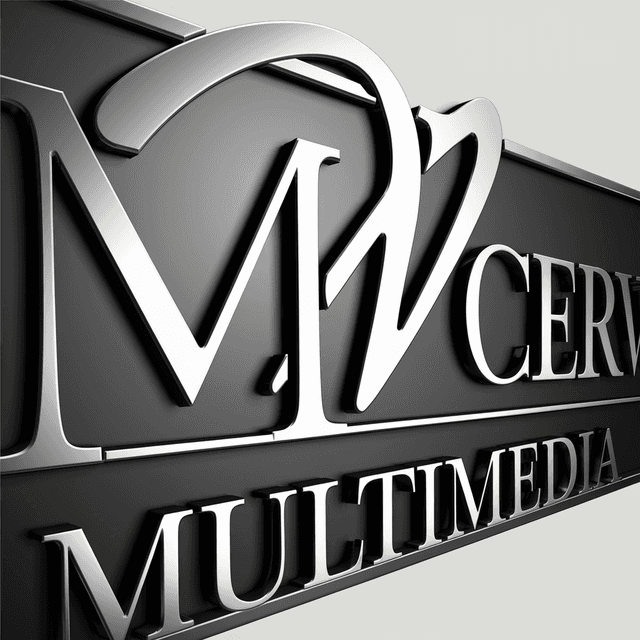 visually captivating metalic 3d logo media publishing industry 
      incorporate artistic elements reflect brand’s values...