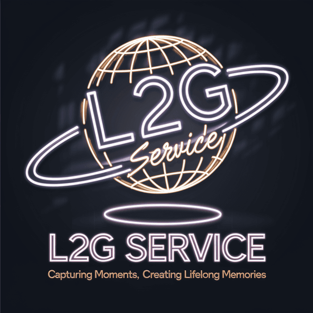 make levitate 3d logo event planning 
   industry named "l2g service" slogan named "capturing moments creating lifelong me...