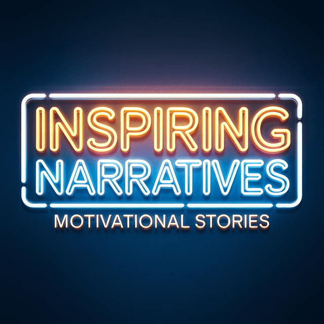 design sleek professional modern neon 3d logo youtube industry named "inspiring narratives" slogan named "motivational sto...