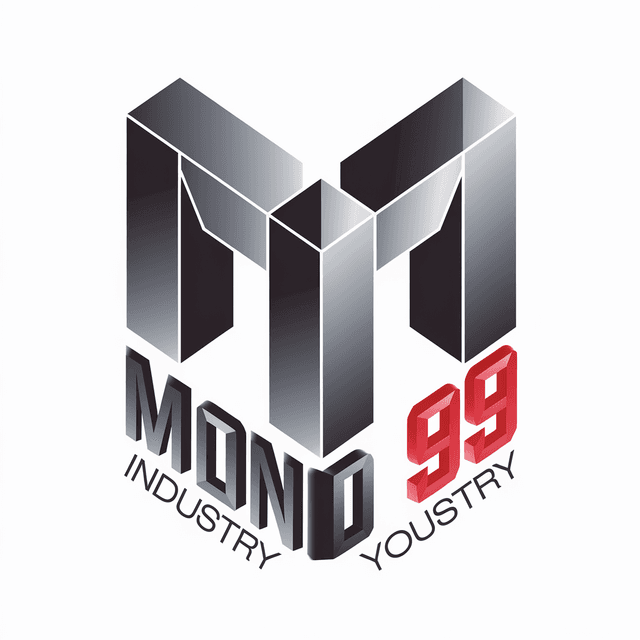 design sleek professional modern 3d logo youtube industry named "mond 99" 
    full color